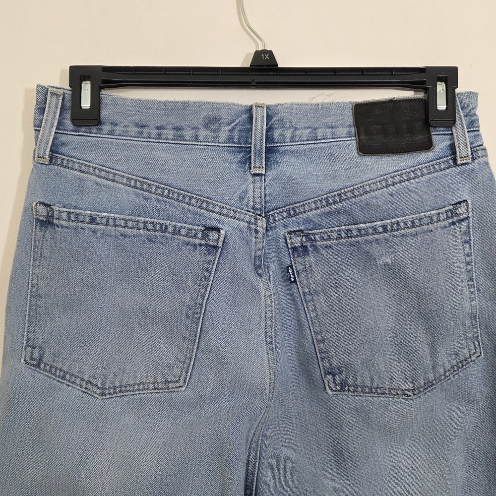 Levi's Made & Crafted Barrel Leg Jeans Size 29 Distressed Japanese Denim - Picture 5 of 13